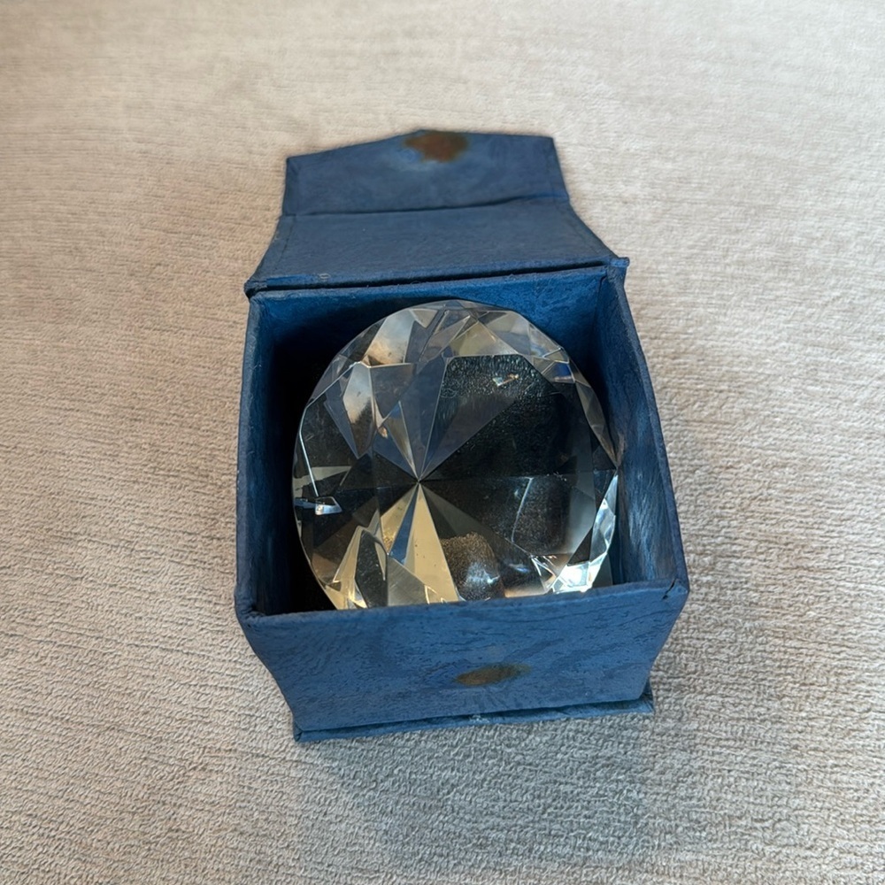 Crystal Diamond Paperweight